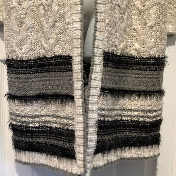 DEX OPEN FACE DROP SHOULDER CARDIGAN SIZE XS - Picture 2 of 10